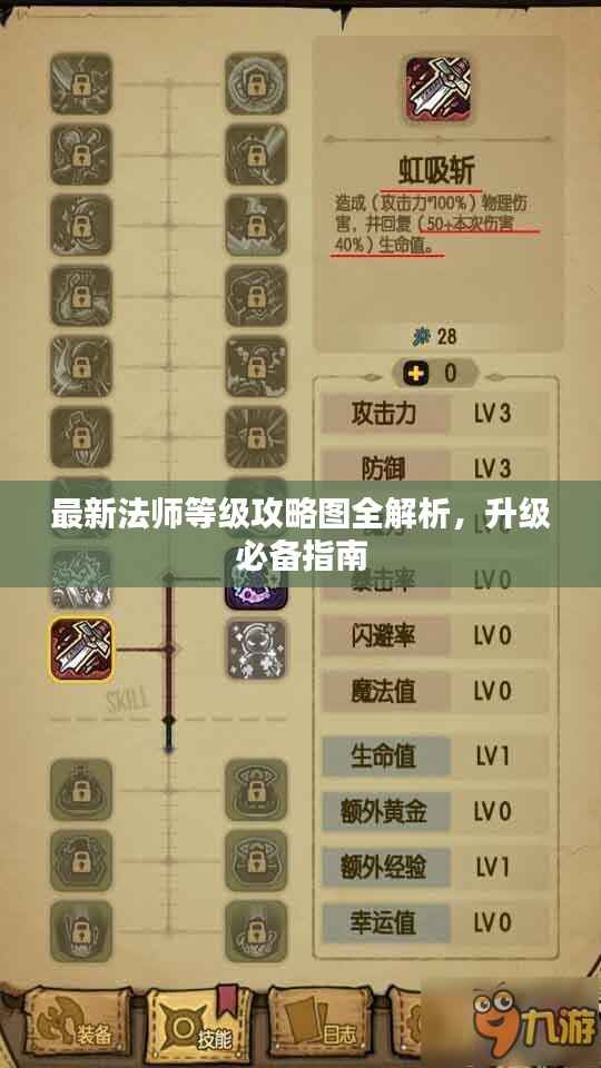 最新法师等级攻略图全解析,升级必备指南